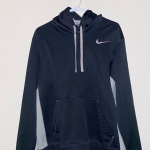 Nike black hooded sweatshirt